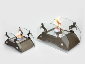 Биокамин настольный Lux Fire Графский мост S (бронза)