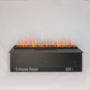 Электрический паровой очаг Schones Feuer 3D FireLine 600 черный