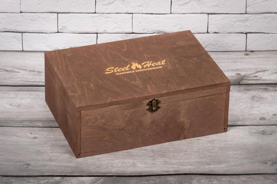 Подарочный набор SteelHeat PREMIUM BOX HERMES + деревянная коробка + стартовый комплект