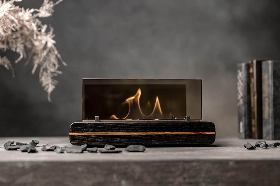 Настольный Биокамин Catterheim LIMITED Blackstrobe Zebrano