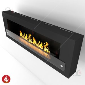 Настенный биокамин ORION 1500 черный