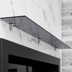 Стеклянная полка для биокамина Gray  1300