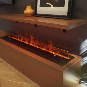 Электрический паровой очаг Schones Feuer 3D FireLine 3000 черный